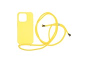 Mobil - Deksel og etui - Mobile Origin Lanyard Case - yellow - iPhone 15 Pro - LYC-S-YLW-15PRO