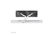 Skjermholder - Neomounts NEXT Slim DS70-250WH2 mounting kit - full-motion - for 2 monitors - white - DS70-250WH2