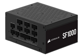 Strømforsyning (PSU) - Corsair SF Series SF1000 (2024) Strømforsyning (PSU) - 1000 Watt - 92 mm - ATX 3.1 - 80 Plus Platinum sertifisert - CP-9020257-EU