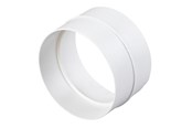 Ventilation - Duka Joint socket Ø100 mm white - 127155