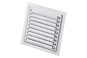 Ventilation - Duka Jalousie grid 150x150 mm aluminium - 127143