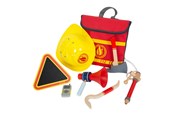 Rollelek - Small Foot - Firefighter Backpack with Wooden Fire Brigade Attributes 8dlg. - 12361