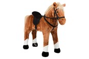 Rollelek - Small Foot - Wooden Hobby Horse Brown Standing with Sound - 11177