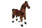 Rollelek - Small Foot - Brown Rocking Horse on Wheels - 12462