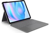 Tastatur - Logitech Combo Touch for iPad Air 13" (M2) - Oxford Grey - Tastatur & Foliosett - Nordisk - Grå - 920-012616