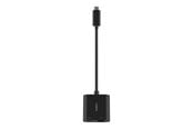 Nettverksadapter - Belkin USB-C Ethernet Adapter 100W PD - INC019BTBK