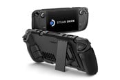 Spill - Tilbehør - Spigen Thin Fit with Kick Stand - black - Steam Deck - Miscellaneous Tilbehør til spillkonsoll - Steam Deck - ACS06040