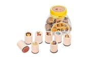 Kreative leker - Goki Wooden Stamp Set Forest Animals 9pcs. - 15570