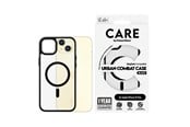 Mobil - Deksel og etui - CARE by PanzerGlass Flagship Case Transparent Urban Combat w. Black MagSafe iPhone 15 Plus - PANZER1427