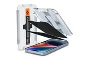 Mobil - Beskyttelsesglass - Spigen Glass tR EZ Fit Transparency Sensor Open Privacy 2 Pack - iPhone 16e/14/13/13 Pro - AGL03388