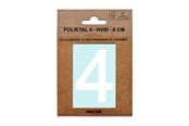 Postkasser - MEFA Foil number 4 White - A13334