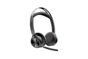 Hodetelefoner - HP Poly Voyager Focus 2 Microsoft Teams Certified USB-C-C Headset +USB-C/A Adapter - 9T9J4AA#AC3