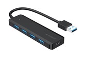 USB-hub - Gembird UHB-U3P4P-02 - hub - 4 ports USB-hub - USB 3.2 - 4 porter - Svart - UHB-U3P4P-02