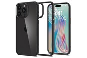 Mobil - Deksel og etui - Spigen Crystal Hybrid - matte black - iPhone 15 Pro - ACS06474