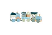 Babyleker - Eichhorn Wooden Block Train Panda 16 pieces. - 100003804