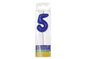 Leketøy - Folat BV Luxury Birthday Candle - 5 years - 07775