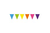 Leketøy - Folat BV Colored Flag Line 10mtr. - 07267