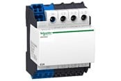 Komponenter for switchboxes og skap - Schneider Electric Linergy DX distribution block for DIN rail 63A 4-pole connection at the top 1x25 mm2.4x6 mm2 per phase - LVS04040