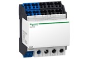 Komponenter for switchboxes og skap - Schneider Electric Linergy DX distribution block for DIN rail 63A 4-pole connection at the bottom 1x25 mm2.4x6 mm2 per phase - LVS04041