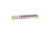 Komponenter for switchboxes og skap - Schneider Electric Loop rail 3PN 12M: 4P RCD 18mm pitch + N L1 N L2 N L3 N L1 N L2 N L3 9mm pitch allows mix of 1P - A9XPB812