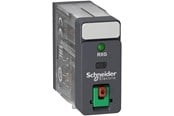 Komponenter for switchboxes og skap - Schneider Electric RXG pin relay with test button and LED 2 C/O 5A and 24VAC - RXG22B7
