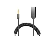 Mobil - Andre tilbehør - FIXED SIGNAL BT Audio Receiver 3.5mm Spiral cable Black - FIXSIG-AL-GR