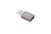 USB - FIXED LINK USB-A Male to USB-C Female adapter Grey - FIXA-CU-GR