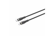 USB - FIXED METAL - USB-C <-> Lightning - 2m - Svart - FIXDB-CL2-BK