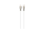 USB - FIXED METAL series USB-C/Lightning MFI cable 0.5m White - FIXDB-CL05-WH