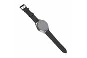 Smartklokke - Tilbehør - FIXED Leather Strap for Smartwatch Universal 22 mm Black - FIXLST-22MM-BK