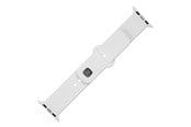 Smartklokke - Tilbehør - FIXED Silicone Strap SET Apple Watch 42/44/45mm White - FIXSST2-434-WH