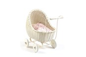Dukker, Bamser & Utstyr - Smallstuff - Doll Stroller - Off White - 51001-02