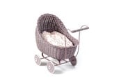 Dukker, Bamser & Utstyr - Smallstuff - Doll Stroller - Dark Rose - 51001-07