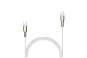 USB - FIXED METAL series 100W - USB-C <-> USB-C - 1.2m - Hvit - FIXDB-CC12-WH