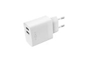 Mobil - Adaptere og ladere - FIXED Home Charger 2xUSB-A 17W White - FIXC17N-2U-WH