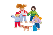 Dukker, Bamser & Utstyr - Goki Dollhouse Family - 51863