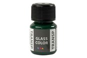 Kreative leker - Creativ Company Glass Color Transparent Paint - Brilliant Green 30ml - 31677