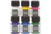 Kreative leker - Creativ Company Glass Color Frost Glass Paint Color 6x30ml - 31760