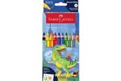 Skrive- & Tegneverktøy - Faber-Castell CP Jumbo Grip dino 8+2 cardboard wallet - 110922