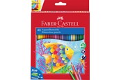 Skrive- & Tegneverktøy - Faber-Castell Watercolour pencil + brush box 48x - 114448