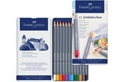 Skrive- & Tegneverktøy - Faber-Castell Watercol. penc. Goldfaber Aqua tin of 12 - 114612