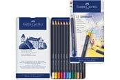 Skrive- & Tegneverktøy - Faber-Castell Colour pencil Goldfaber tin of 12 - 114712