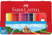 Kreative leker - Faber-Castell Colour pencils hexagonal tin 48x - 115888