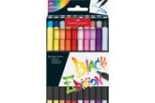 Skrive- & Tegneverktøy - Faber-Castell Brush pen Black Edition set 20x - 116452