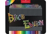 Skrive- & Tegneverktøy - Faber-Castell Colour Pencils Black Edition tin 100x - 116490