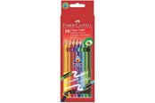 Skrive- & Tegneverktøy - Faber-Castell Colour pencils erasable Grip set 10x - 116613