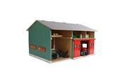 Dukkehus & Tilbehør - Kids Globe Agricultural Shed with Storage 1:32 - 610816