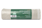 Hageredskaper - G.Funder Garbage bags with drawstring closure 100 liters 10 bags per roll clear plastic - heavy-duty quality - 5701137101008