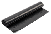 Hageredskaper - G.Funder Black garbage bags 120 liters 10 bags per roll - standard quality - 5701137010027