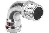 Trykkrør & Beslag - Viega Prestabo adapter elbow 90° 15 x 1/2" - 558413
